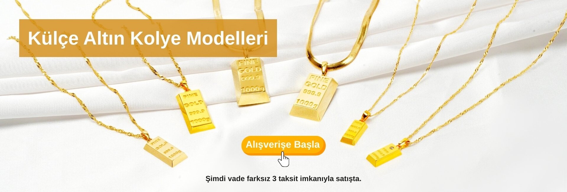 Külçe Altın Kolye