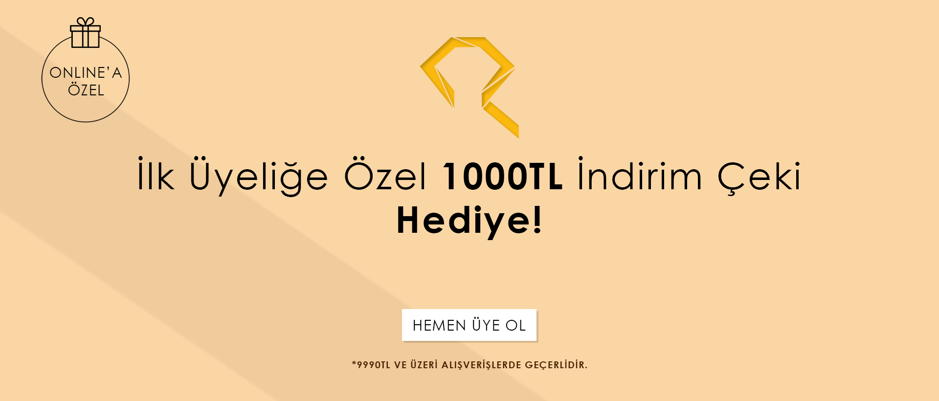 İlk Üyelik 1000₺ indirim