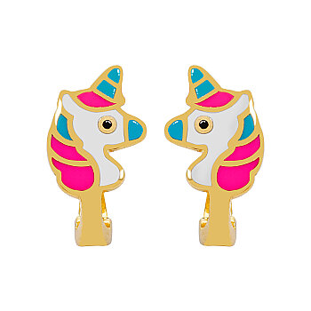 Unicorn Altın At Çocuk Küpesi - RÜYA KUYUMCULUK