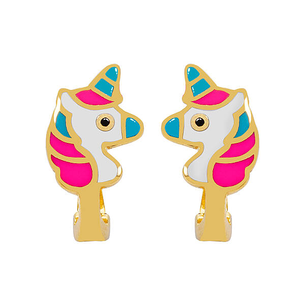 Unicorn Altın At Çocuk Küpesi - RÜYA KUYUMCULUK